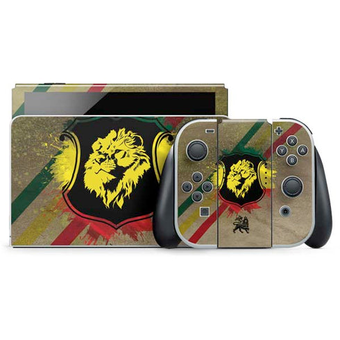Lion of Judah Shield Nintendo Switch OLED (2021) Skin