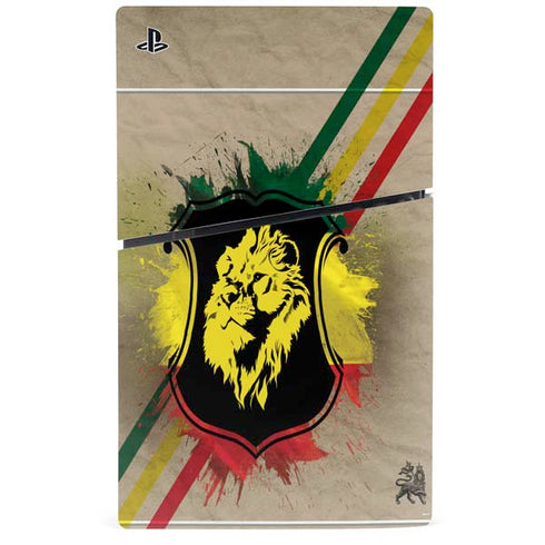 Lion of Judah Shield PS5 Slim Disk Console Skin