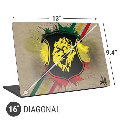 Lion of Judah Shield Universal Laptop 16in (13 x 9.4in) Skin