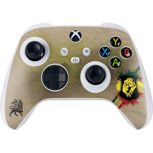 Lion of Judah Shield Xbox Series S Controller Skin