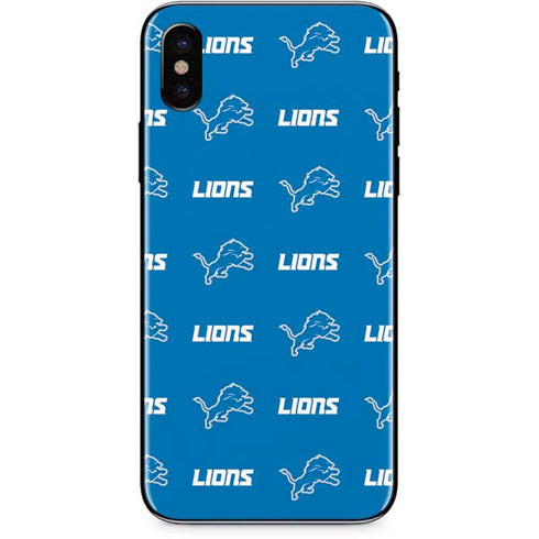 NFL Detroit Lions Blitz Series iPhone XS Skin