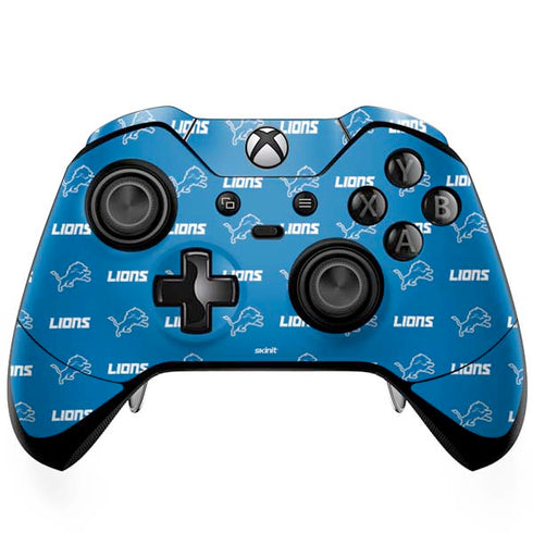 NFL Detroit Lions Blitz Series Xbox One Elite Controller Skin