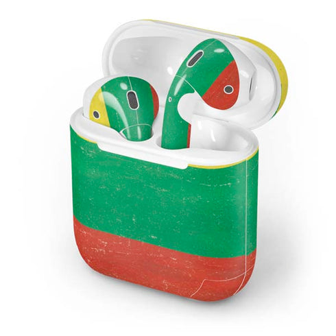 Lithuania Flag Distressed Apple AirPods Skin