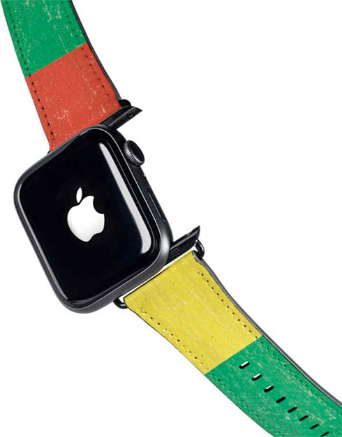 Lithuania Flag Distressed Apple Watch Band 38-40mm