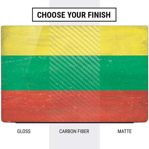 Lithuania Flag Distressed Dell Vostro Skin