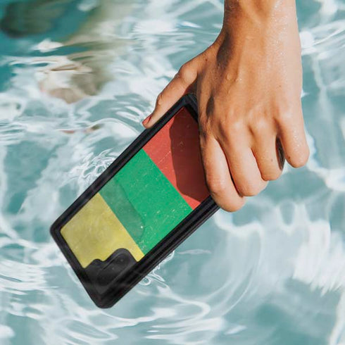 Lithuania Flag Distressed Galaxy Note 10 Waterproof Case