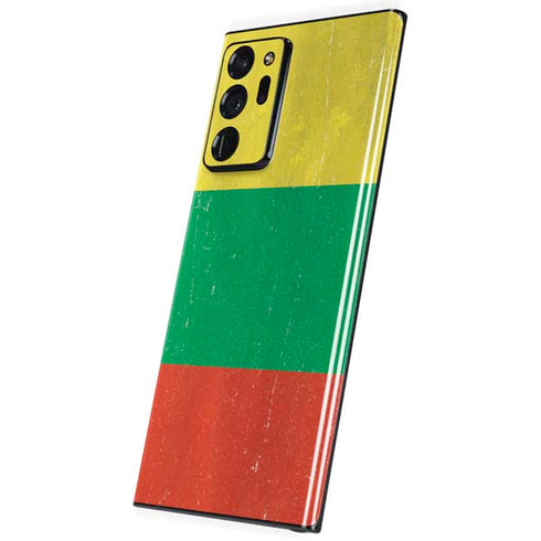 Lithuania Flag Distressed Galaxy Note20 Ultra 5G Skin