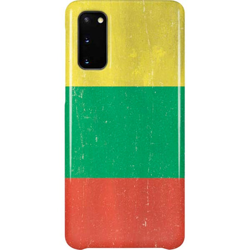 Lithuania Flag Distressed Galaxy S20 Lite Case
