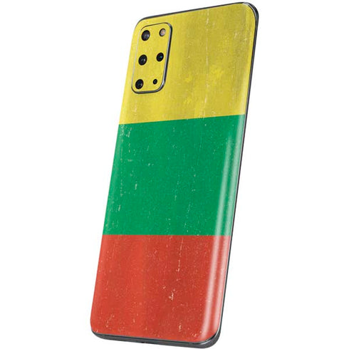 Lithuania Flag Distressed Galaxy S20 Plus Skin