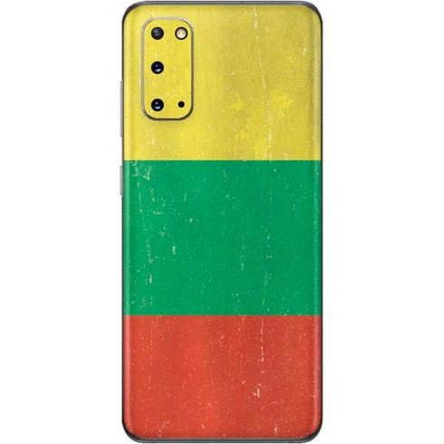 Lithuania Flag Distressed Galaxy S20 Skin