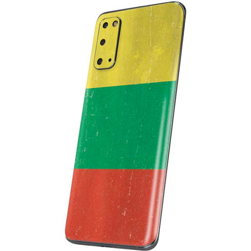 Lithuania Flag Distressed Galaxy S20 Skin
