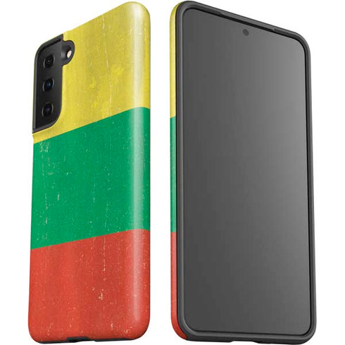 Lithuania Flag Distressed Galaxy S21 Plus 5G Pro Case