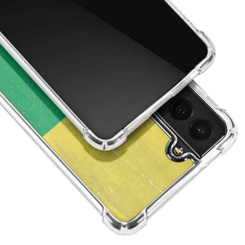 Lithuania Flag Distressed Galaxy S22 Clear Case