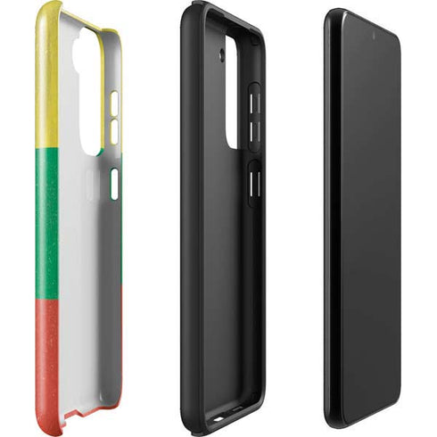 Lithuania Flag Distressed Galaxy S22 Plus Pro Case