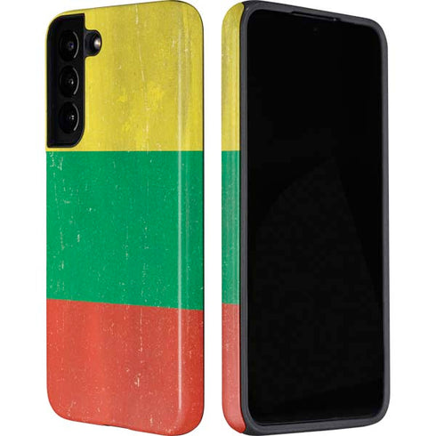 Lithuania Flag Distressed Galaxy S22 Plus Pro Case