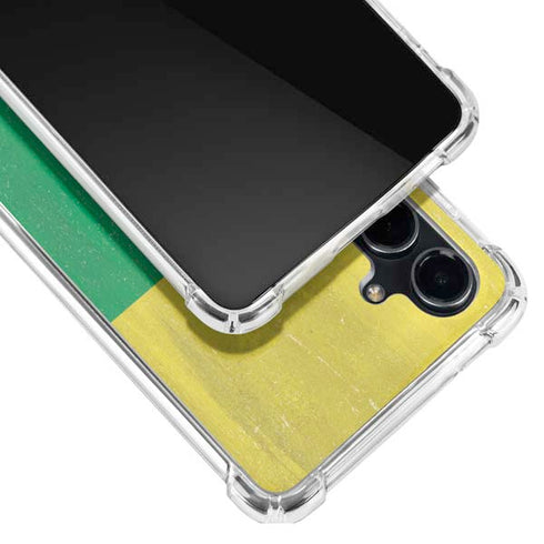 Lithuania Flag Distressed Galaxy S23 FE Clear Case