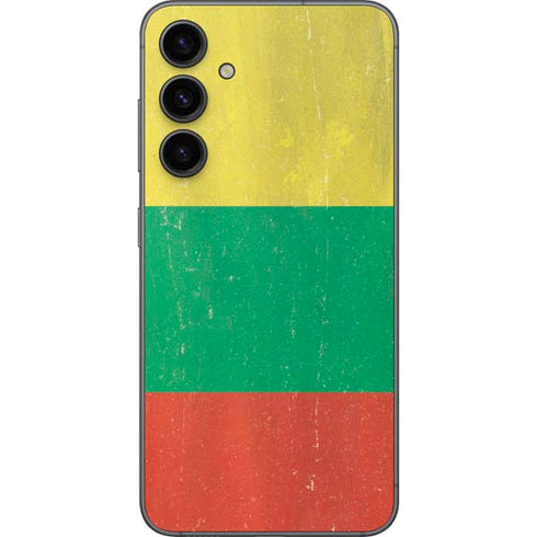 Lithuania Flag Distressed Galaxy S23 FE Skin