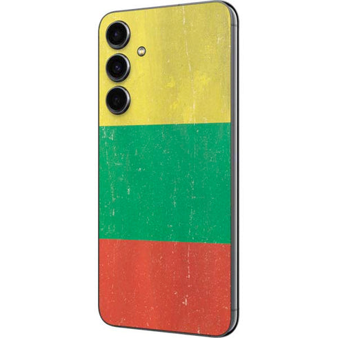 Lithuania Flag Distressed Galaxy S23 FE Skin
