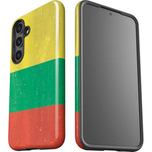 Lithuania Flag Distressed Galaxy S24 Impact Case