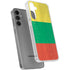 Lithuania Flag Distressed Galaxy S24 Plus Clear Case