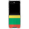 Lithuania Flag Distressed Galaxy Z Flip5 5G Clear Case