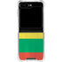 Lithuania Flag Distressed Galaxy Z Flip5 5G Clear Case