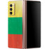 Lithuania Flag Distressed Galaxy Z Fold2 5G Skin