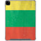 Lithuania Flag Distressed iPad Pro 12.9in (2020) Clear Case