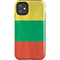 Lithuania Flag Distressed iPhone 11 Impact Case