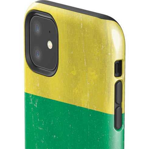 Lithuania Flag Distressed iPhone 11 Impact Case