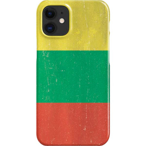 Lithuania Flag Distressed iPhone 12 Mini Lite Case