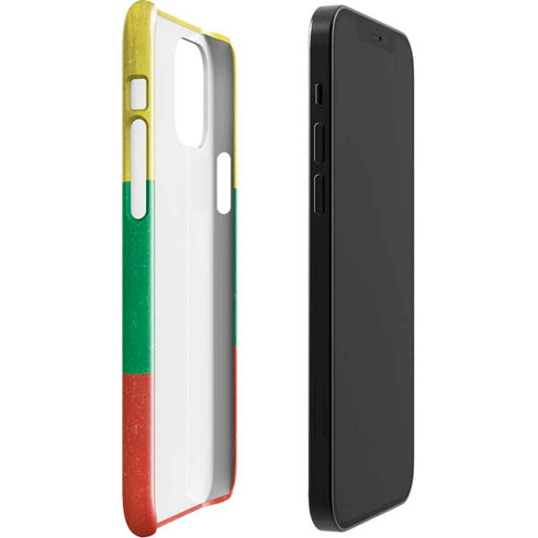 Lithuania Flag Distressed iPhone 12 Mini Lite Case