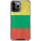 Lithuania Flag Distressed iPhone 13 Pro Max Clear Case
