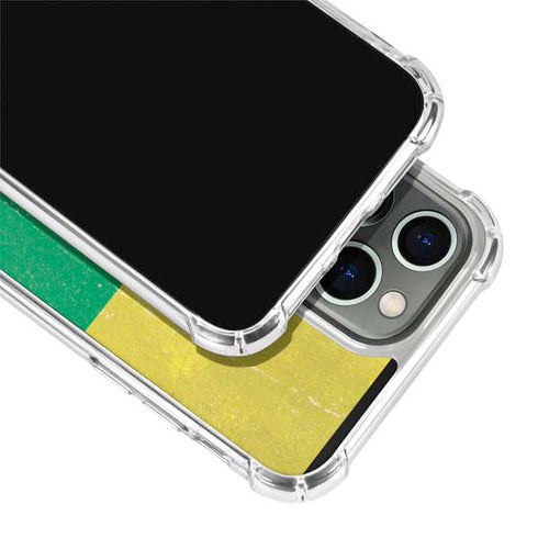 Lithuania Flag Distressed iPhone 13 Pro Max Clear Case