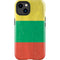 Lithuania Flag Distressed iPhone 15 Plus Impact Case