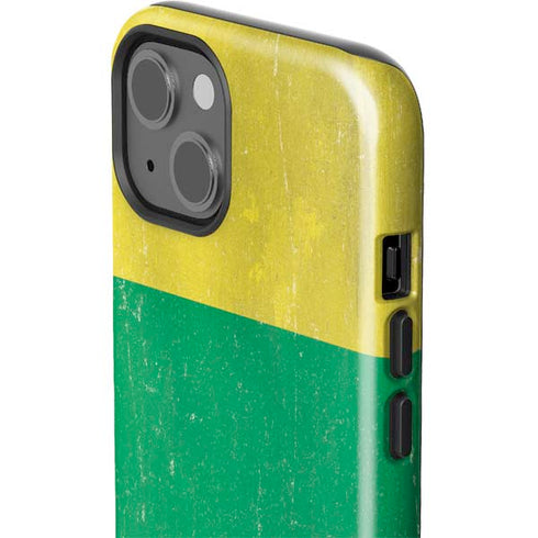Lithuania Flag Distressed iPhone 15 Plus Impact Case