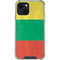 Lithuania Flag Distressed iPhone 15 Plus Clear Case