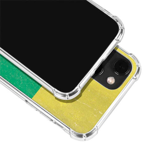 Lithuania Flag Distressed iPhone 14 Plus Clear Case
