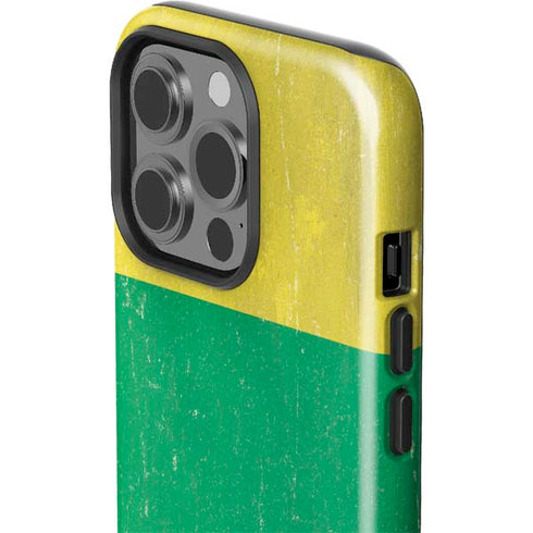 Lithuania Flag Distressed iPhone 14 Pro Impact Case