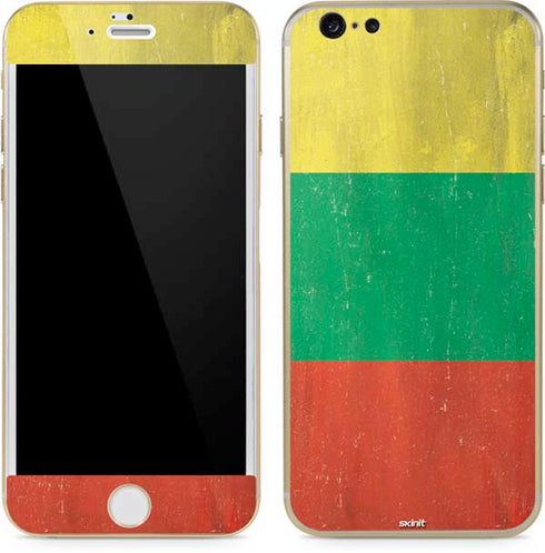 Lithuania Flag Distressed iPhone 6/6s Skin