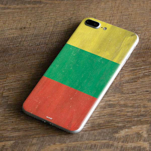 Lithuania Flag Distressed iPhone 7 Plus Skin