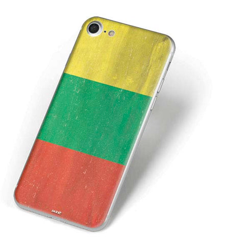 Lithuania Flag Distressed iPhone 7 Skin