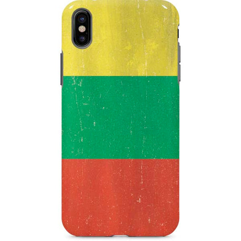 Lithuania Flag Distressed iPhone 8 Pro Case