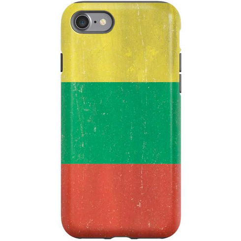 Lithuania Flag Distressed iPhone SE (2nd & 3rd Gen) Pro Case