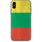 Lithuania Flag Distressed iPhone X Skin