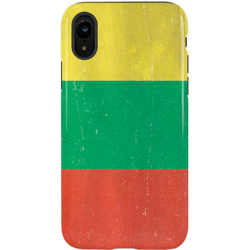 Lithuania Flag Distressed iPhone XR Pro Case