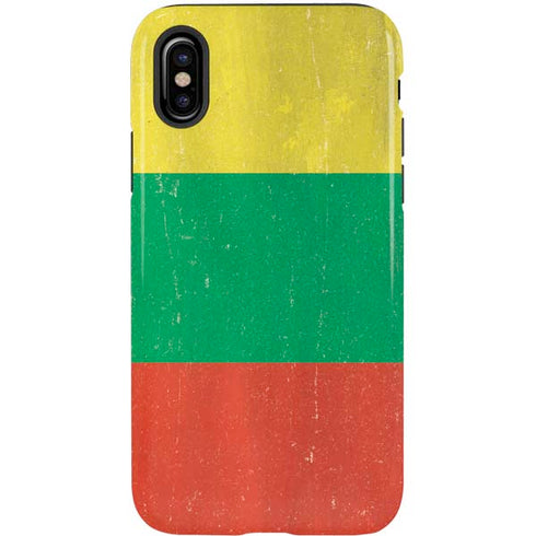 Lithuania Flag Distressed iPhone XS Pro Case