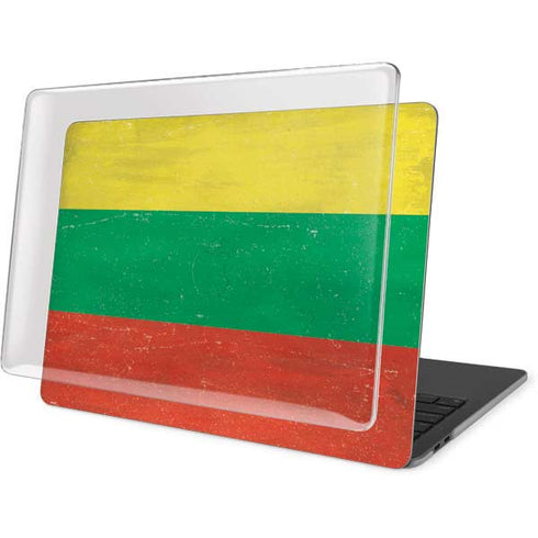 Lithuania Flag Distressed MacBook Pro 15in (2016-19) Case plus Skin