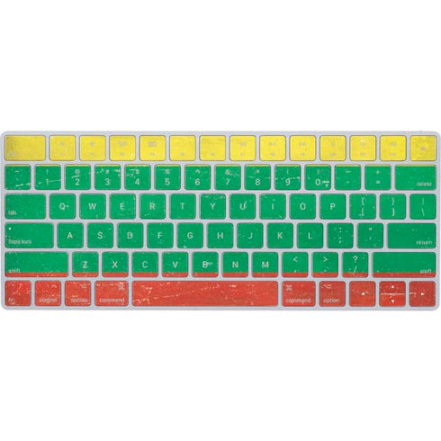 Lithuania Flag Distressed Magic Keyboard Skin