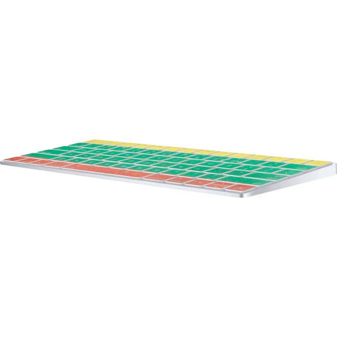 Lithuania Flag Distressed Magic Keyboard Skin